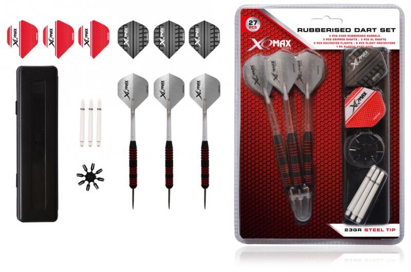 XQ MAX Sada XQMax SET šipky 23g Steel + příslušenství varianta: 23 g
