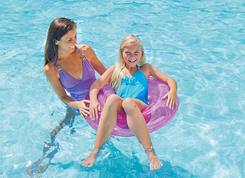 Kruh plavecký INTEX 59260 transparent varianta: zelený