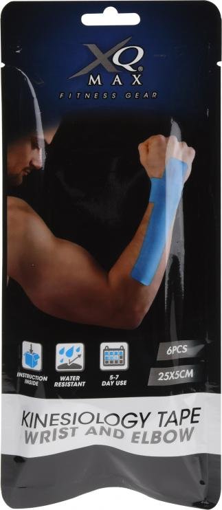 SEDCO Kinesiology Wrist/Elbow Tape - Tejpovací páska Zápěstí 25x5 cm - 6ks varianta: modrá