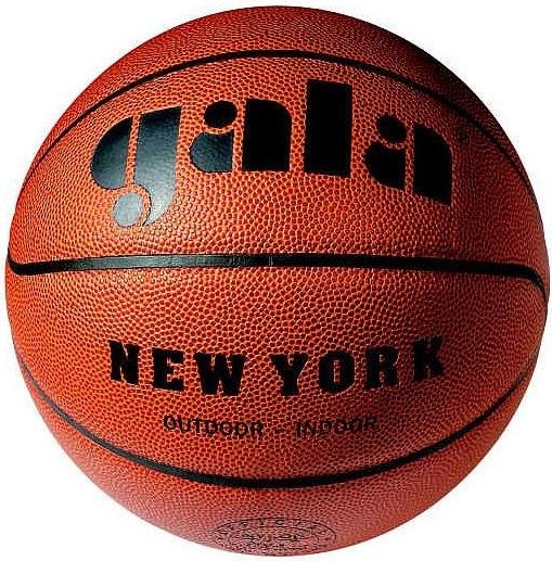 GALA Míč basket NEW YORK BB7021S varianta: hnědý