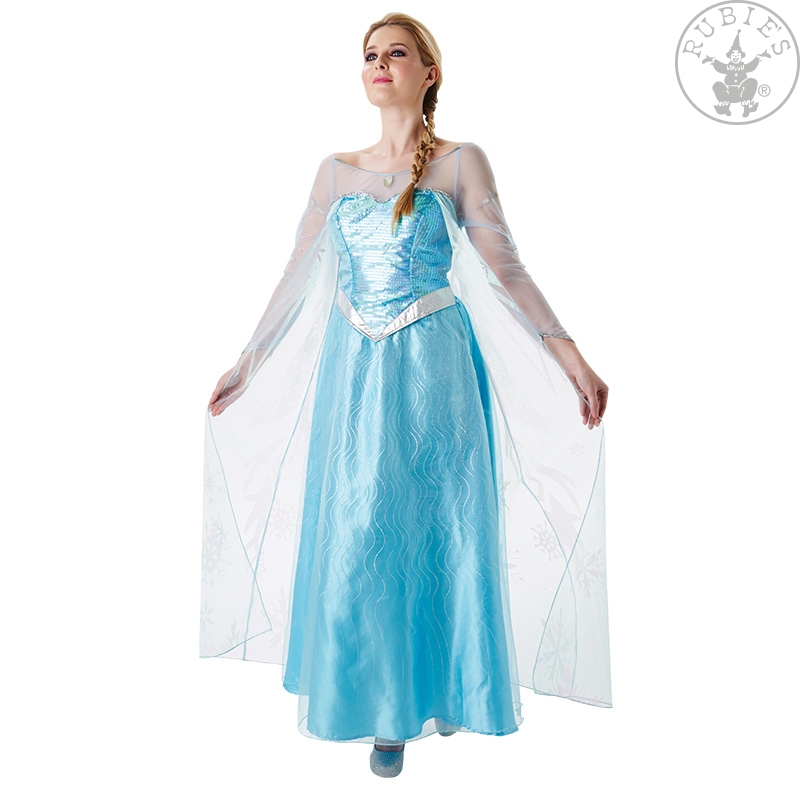 Rubies USA Elsa Deluxe (Frozen) kostým pro dospělé x varianta: S - 34/36