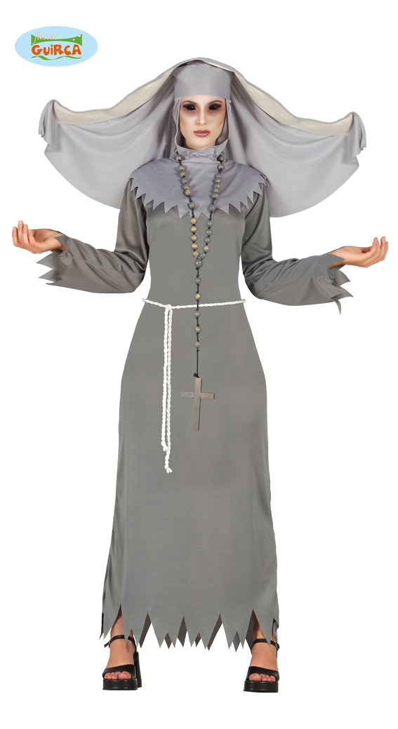 Guirca Fiestas Španělsko Ďábelská jeptiška - kostým varianta: L 42/44