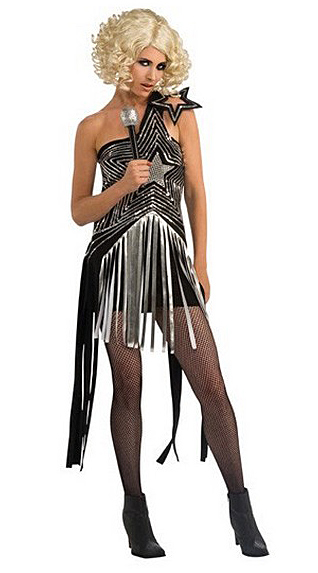 Rubies USA Kostým Lady Gaga Star Dress - licenční kostým D varianta: S - 34/36