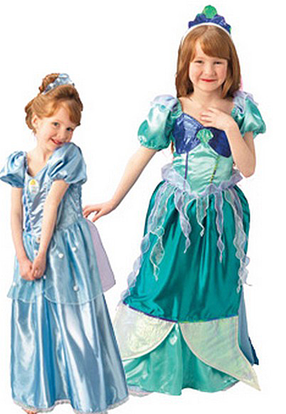 Rubies USA Kostým Ariel Platinium oboustarnný  - licenční kostým D varianta: S 3 - 4 roky