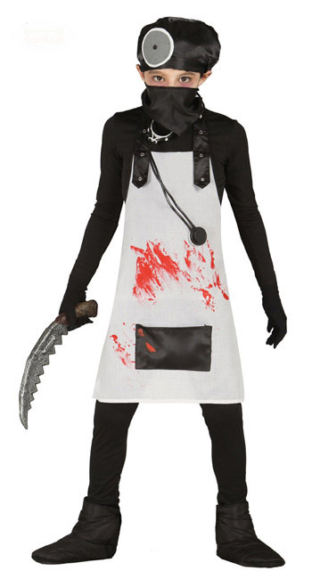 Guirca Fiestas Španělsko Kostým doktor krev D varianta: 5 až 6 let