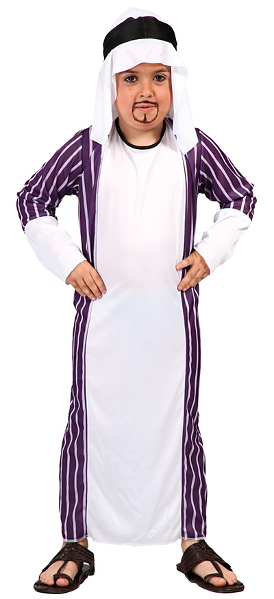 Guirca Fiestas Španělsko Dětský karnevalový kostým Arab - D varianta: 4 až 6 let