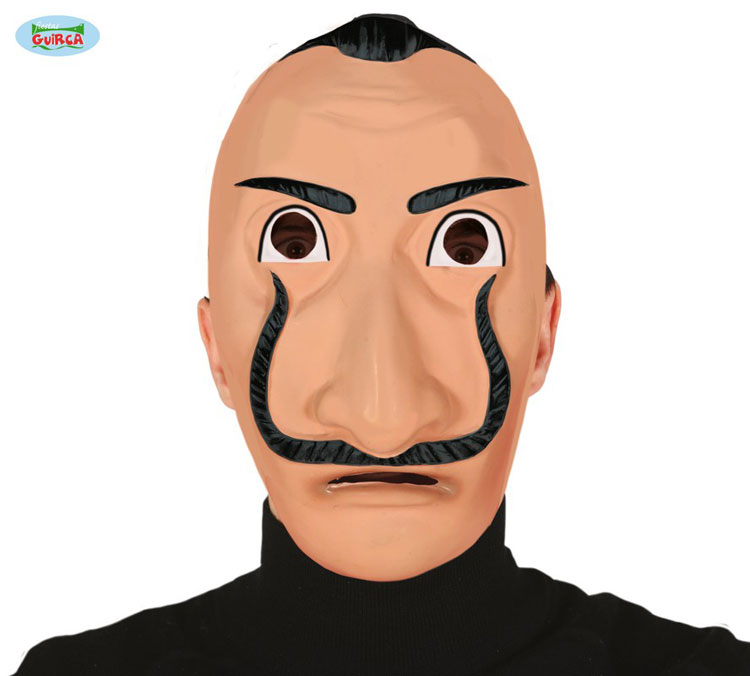 Guirca Fiestas Španělsko Maska s knírem