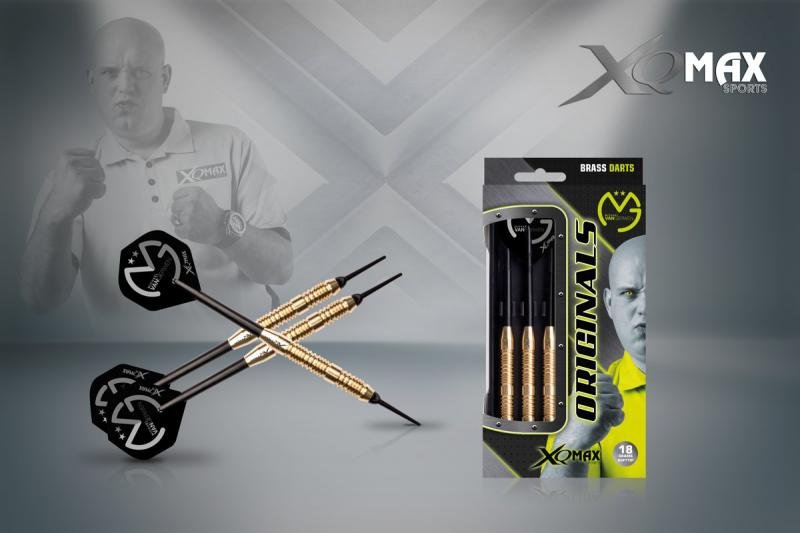 Šipky XQ MAX Steel Brass Michael van Gerwen 18g varianta: Balení 2