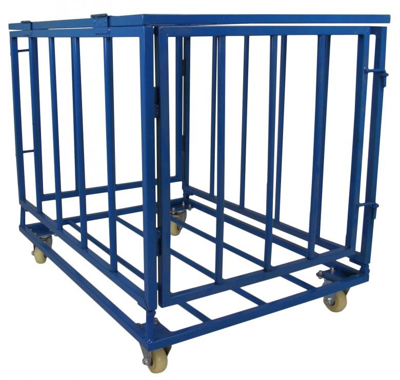 Vozík/klec na míče SEDCO SKLÁDACÍ 90x66,5x80 cm varianta: modrá