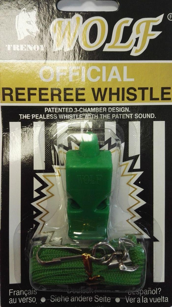 Ostatní Píšťalka PROFI WOLF se šňůrkou varianta: zelená