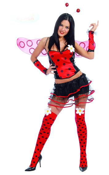 Guirca Fiestas Španělsko Sexy beruška -  D varianta: M - 38/40