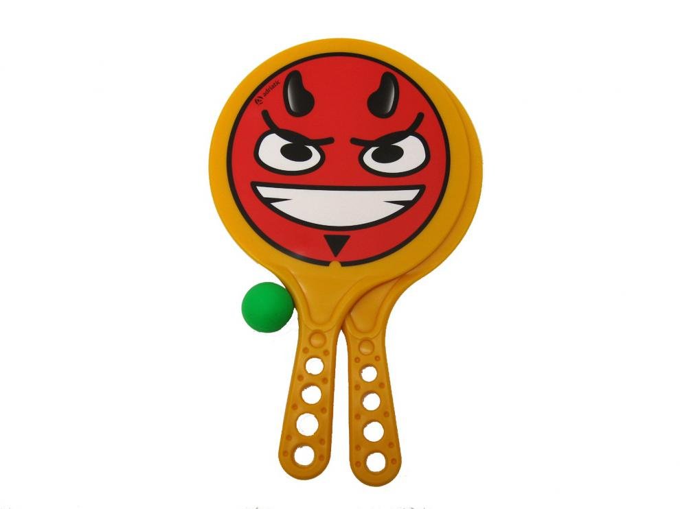 Plážový beach tenis Adriatic - Sada 2 pálky s míčkem varianta: Oranžová - Ďáblík