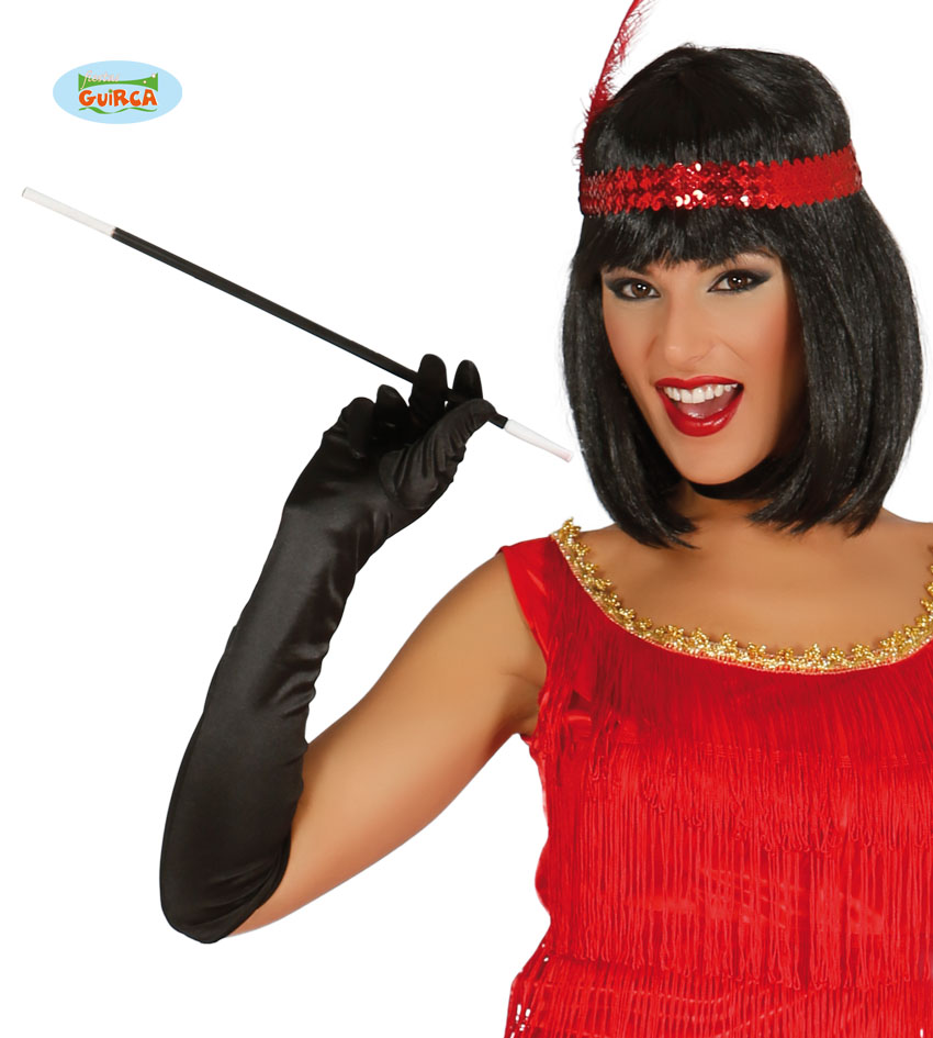 Guirca Fiestas Španělsko Cigaretová špička plast - černá