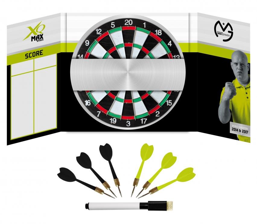 XQ MAX Šipky s terčem 42 cm Michael van Gerwen - Kabinet SET