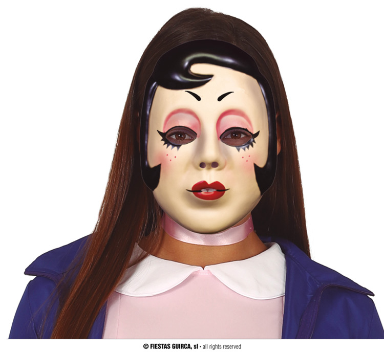 Guirca Fiestas Španělsko PIN UP PVC maska