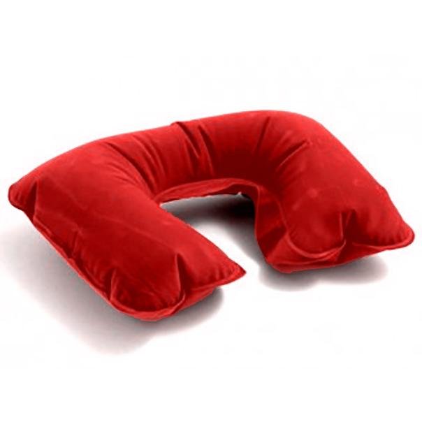 SEDCO Cestovní polštářek nafukovací 44x28 cm varianta: červená