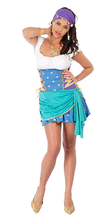 Guirca Fiestas Španělsko Cikánka sexy - D varianta: M - 38/40