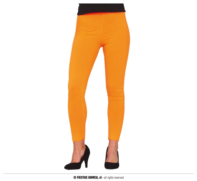 Guirca Neonové retro legíny 80-tá léta Barva: oranžová neon