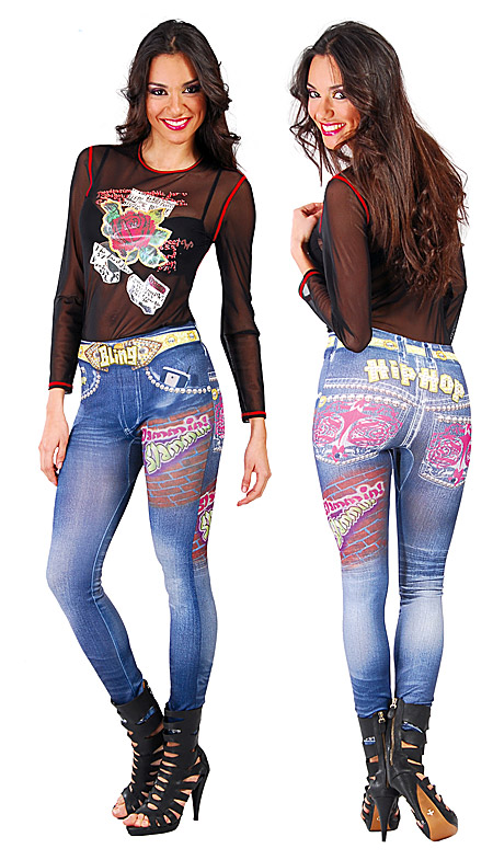 Guirca Fiestas Španělsko Leggins HIP HOP vel. 38 - 40 D varianta: 38 - 40