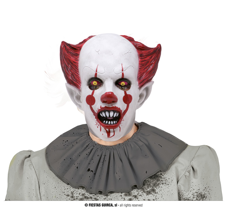 Guirca Latexová maska vražedný  klaun