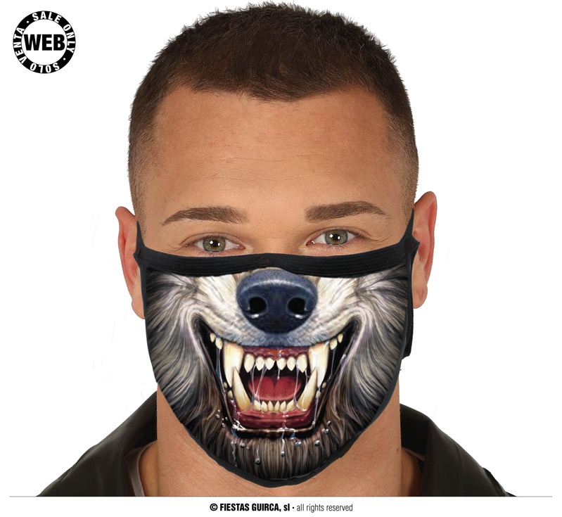 Guirca Fiestas Španělsko Rouška vlkodlak