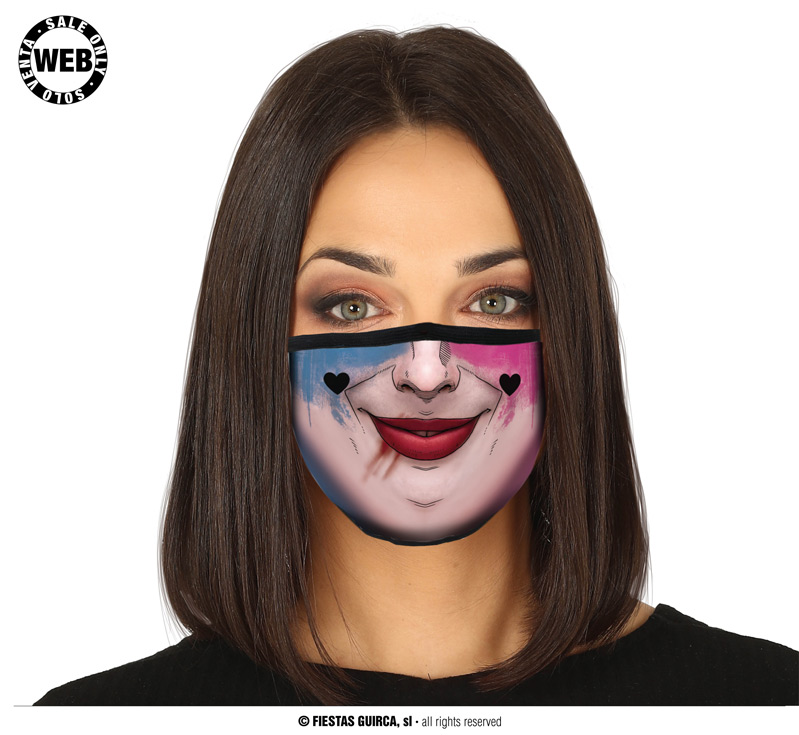 Guirca Fiestas Španělsko Rouška Harley Q.