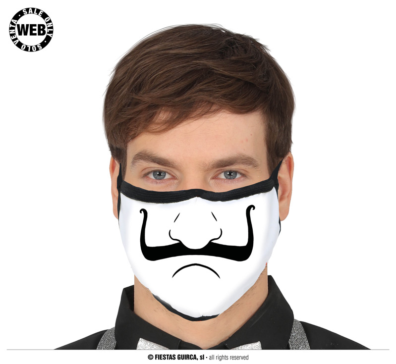 Guirca Fiestas Španělsko Rouška s knírem