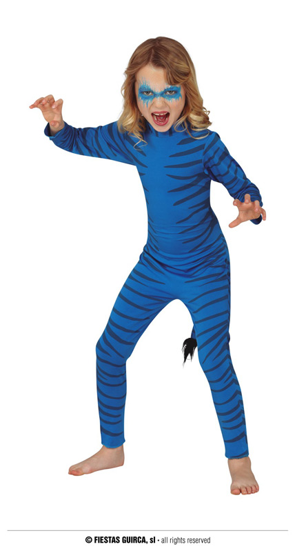 Guirca Fiestas Španělsko Modrá kočka - overal varianta: 10 až 12 let