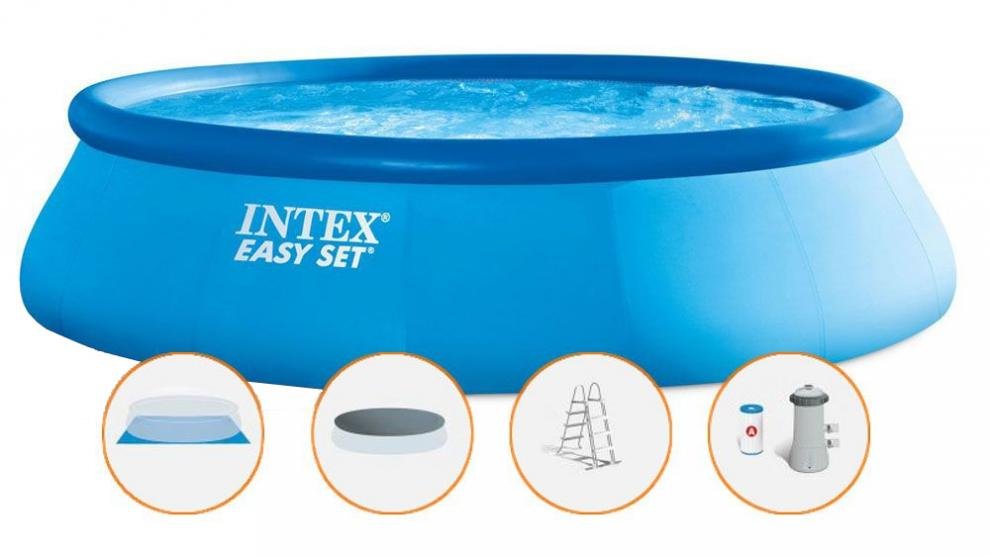 Bazén Intex Easy 457x107 SET s filtrací varianta: modrá