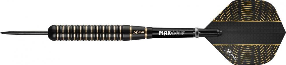 Šipky XQ MAX Distinct M1 - Steel Brass - 23g varianta: 23 g