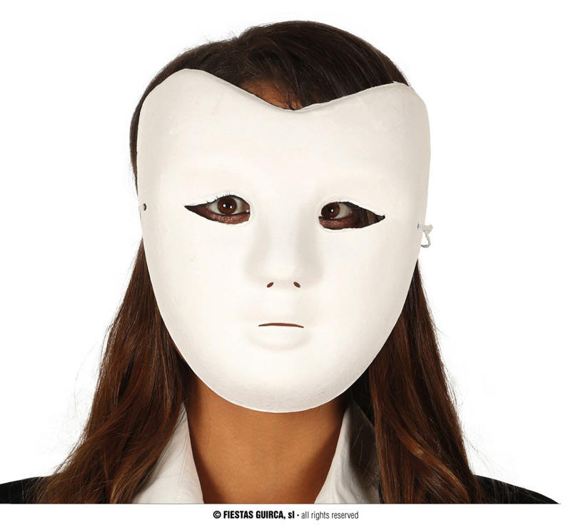 Guirca Fiestas Španělsko Bílá maska k malování