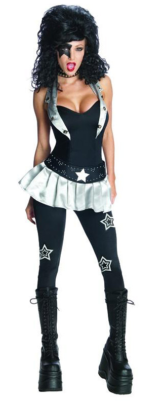 Rubies USA KISS Miss Starchild - licenční kostým D varianta: XS - 32