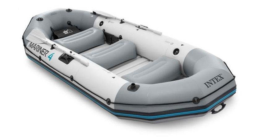 Člun INTEX 68376 MARINER 4 Set MODEL 2021 varianta: šedá
