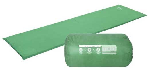Samonafukovací karimatka Spartan 180x50x2,5 cm varianta: zelená
