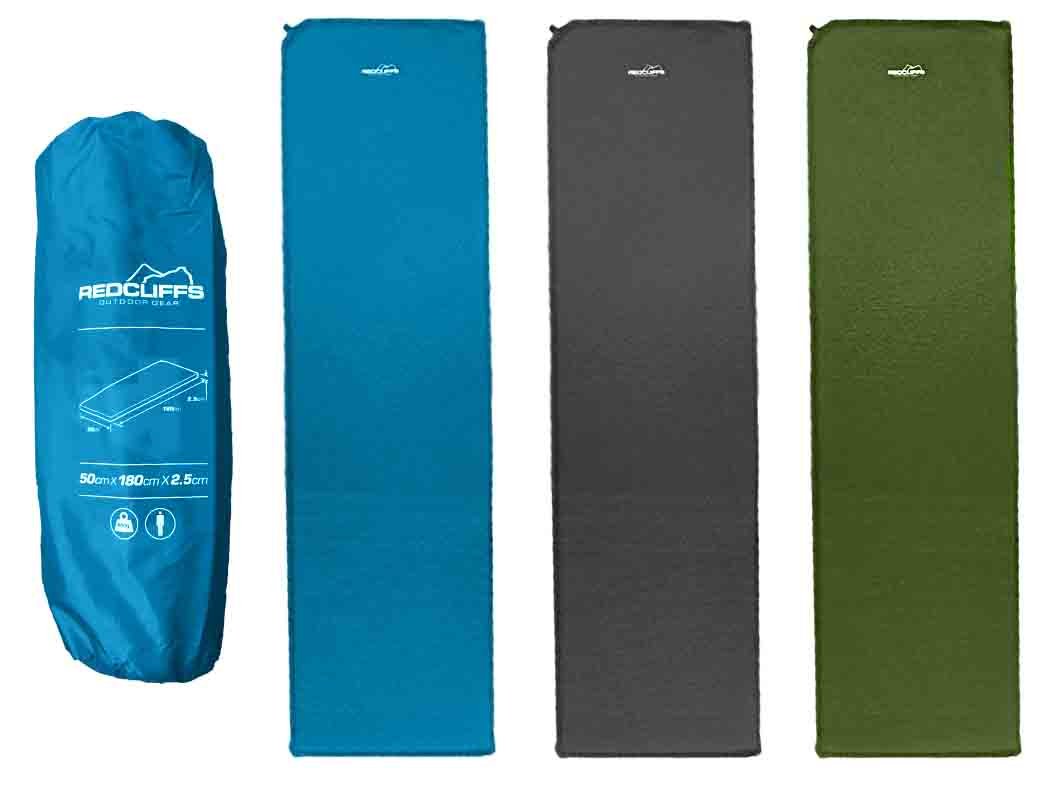 Samonafukovací karimatka Redcliffs 180x50x2,5 cm varianta: šedá