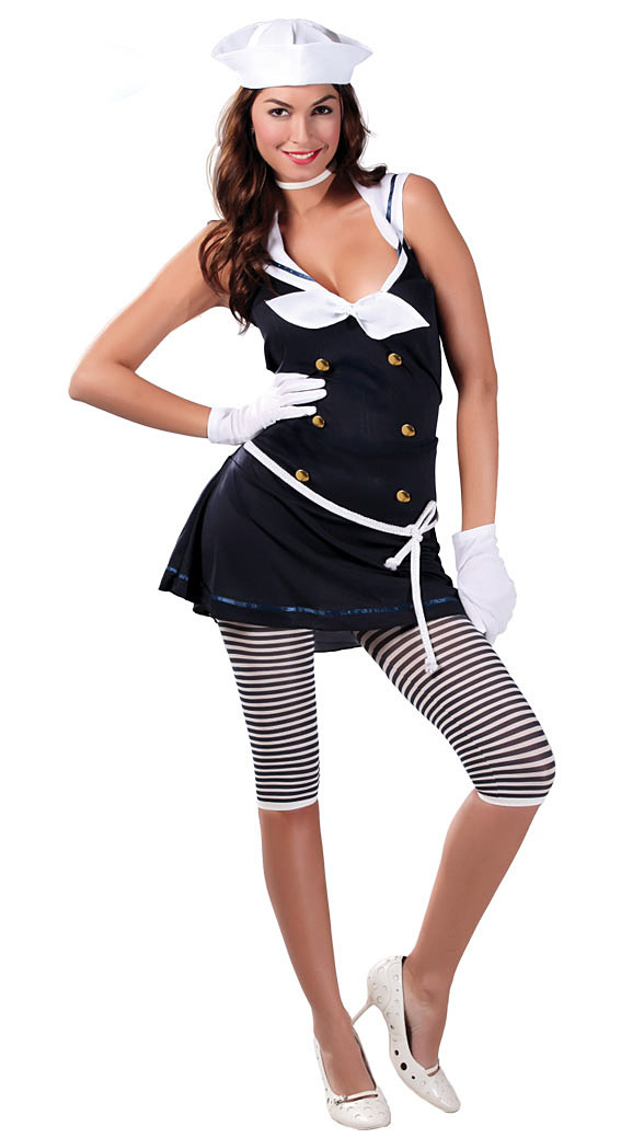 Guirca Fiestas Španělsko Kostým námořnice F D varianta: M - 38/40