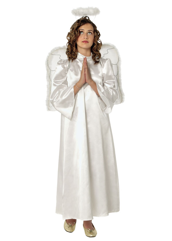 Stamco Řecko Anděl 4 - 6 roků - kostým s křídly a svatozáří varianta: 4-6 let