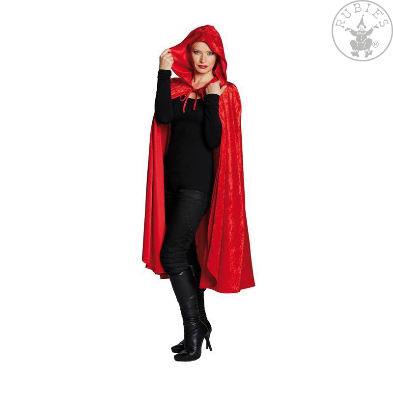 Rubies Německo Sametový plášť červený x varianta: L 42/44