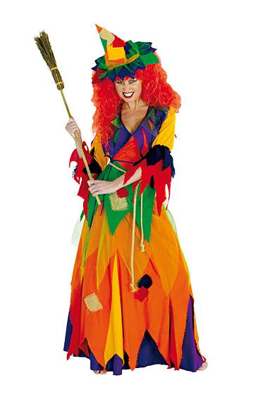 Rubies Německo Hexe Kunterbunt - kostým D varianta: 36