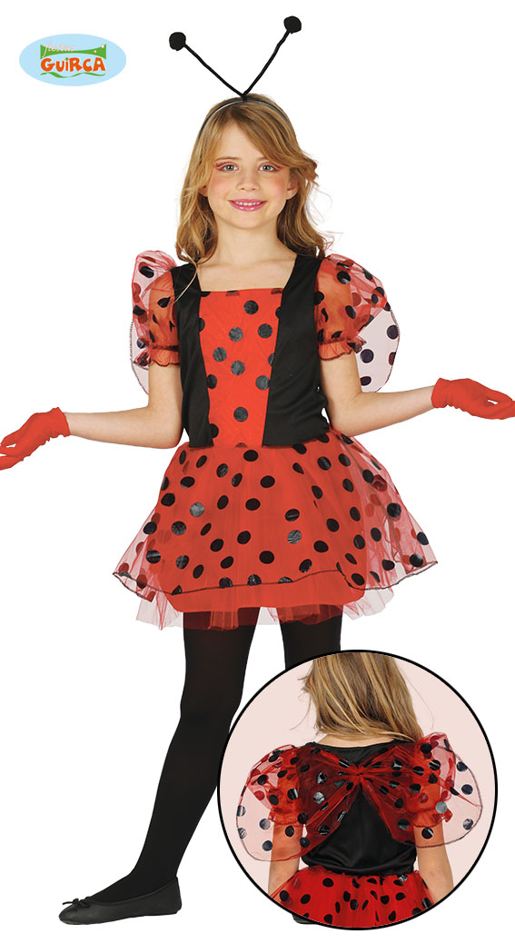 Guirca Fiestas Španělsko Kostým  beruška varianta: 7 až 9 let