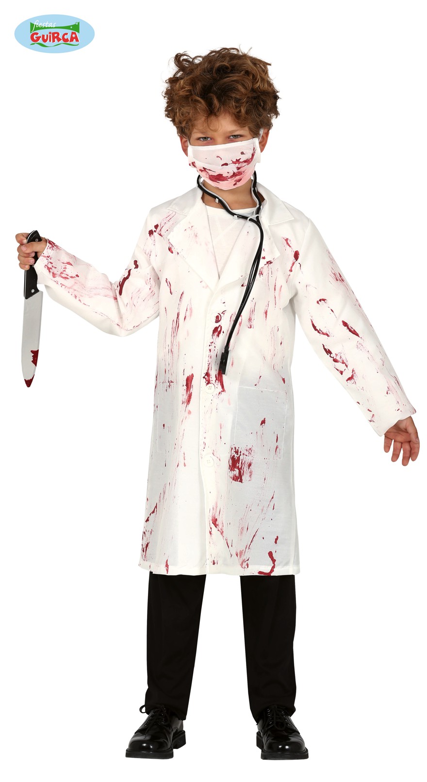 Guirca Fiestas Španělsko Bláznivý zubař - kostým varianta: 10 až 12 let