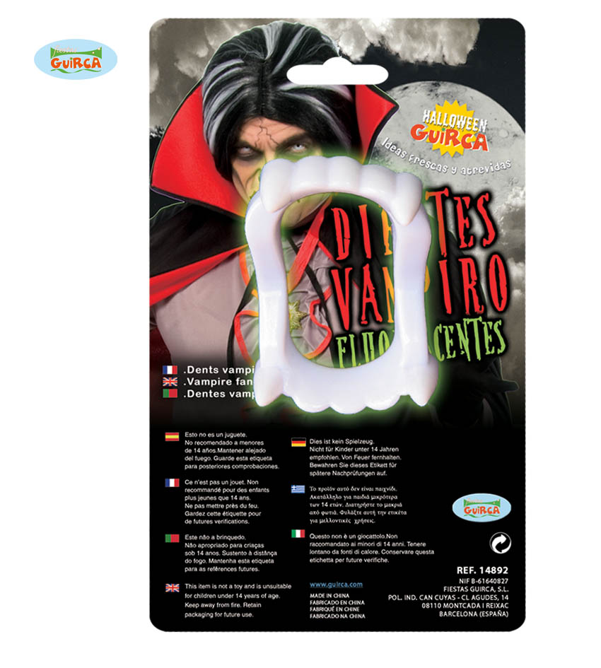 Guirca Fiestas Španělsko Upíří zuby