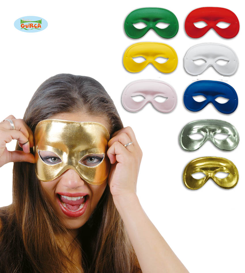 Guirca Fiestas Španělsko Maska barevná X varianta: žlutá