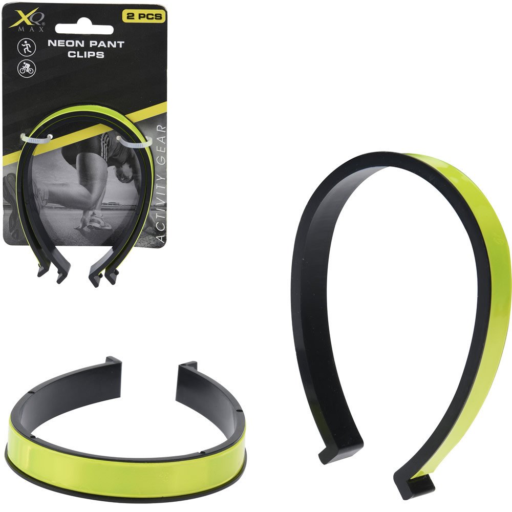 Reflexní spona na kalhoty XQ MAX varianta: Neonová žlutá