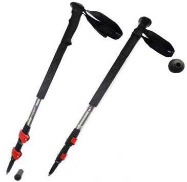 Trekingové hole SPARTAN Alpen lock délka 65-135cm varianta: černá