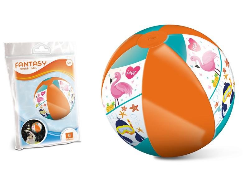 Nafukovací MONDO plážový míč FANTASY 35 cm varianta: oranžová