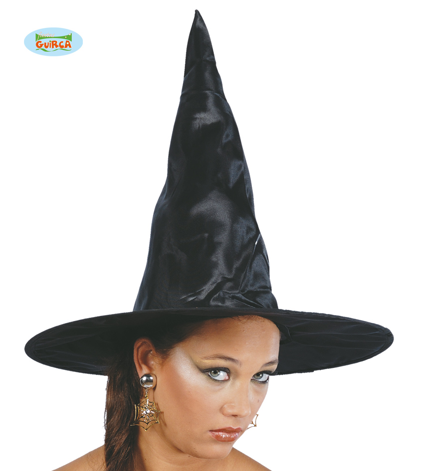 Guirca Fiestas Španělsko Čarodějnický klobouk černý