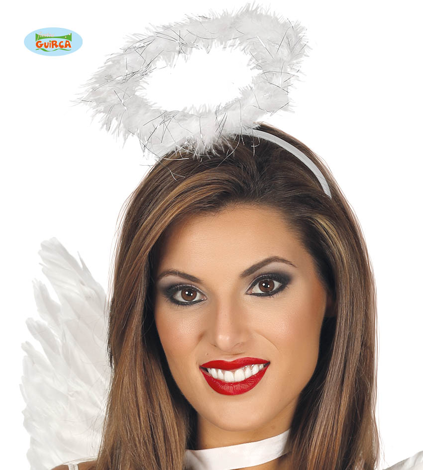 Guirca Fiestas Španělsko Andělská svatozář bílá