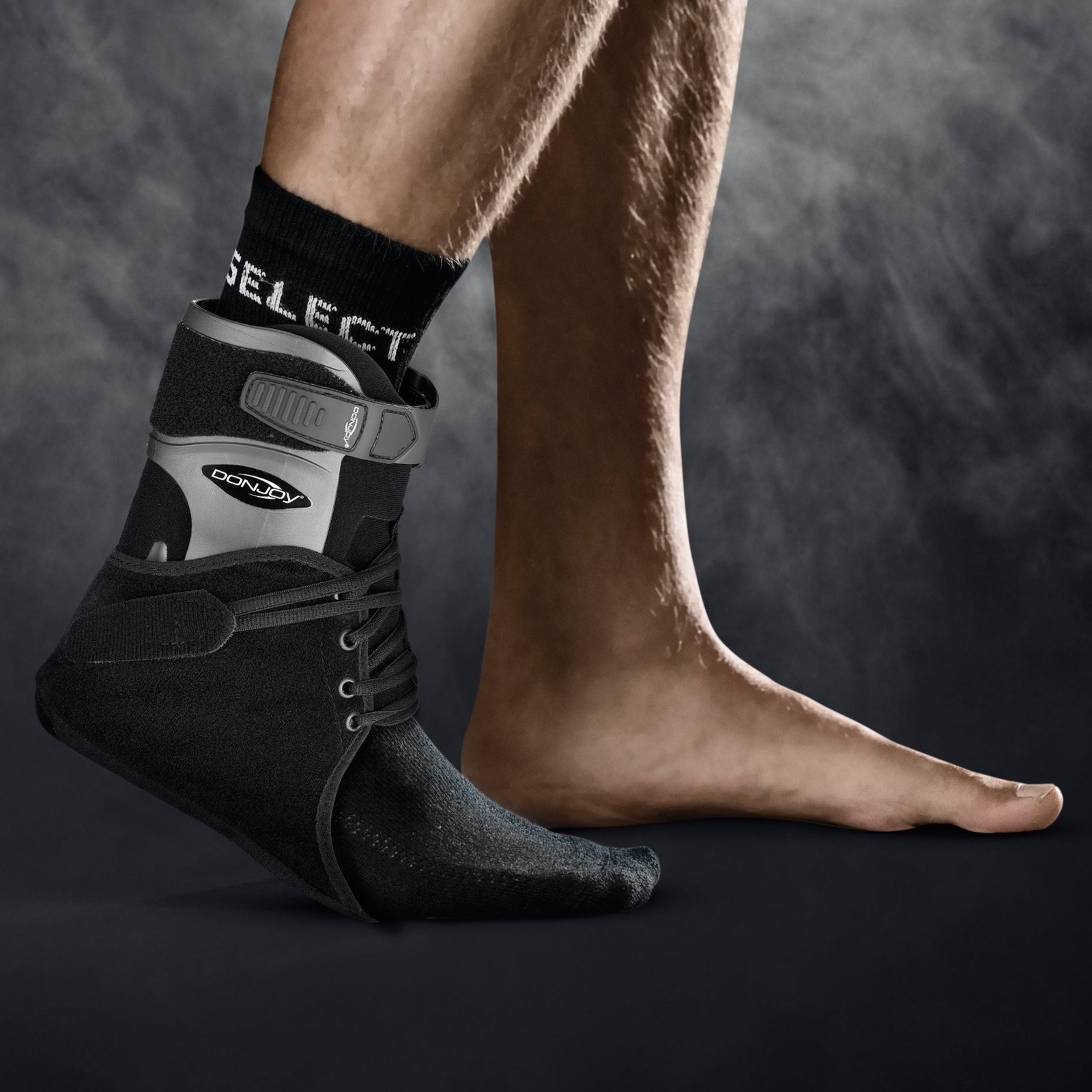 Select Bandáž kotníku Donjoy ankle velocity left černá, Velikost: M