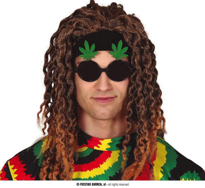 Guirca Fiestas Španělsko Brýle tmavé s marihuánou